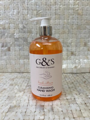Gilchrist & Soames Fresh Citrus Hand Wash 15.5oz   Invigorating Cleanser