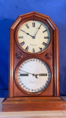 1876 Vintage Antique Seth Thomas Double Dial ,Strike,Calendar