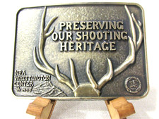 Vintage NRA Belt Buckle Preserving Our Shooting Heritage NRA Whittington Center