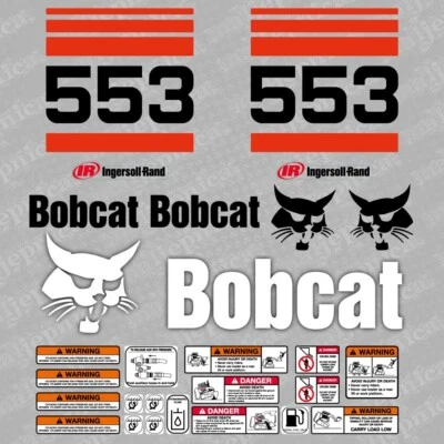 Bobcat 553 Lader Aftermarket Aufkleber / Ersatzaufkleber Set - Bild 1 von 3
