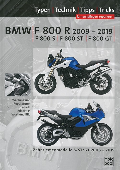 BMW F-800 S/ST/R/GT Reparaturanleitung Wartung&Reparatur-Buch Handbuch Anleitung