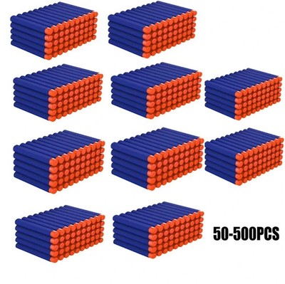 1-500 Stück Kugeln für Nerf - 7,2 cm Nachfüll Schaumstoff Darts für X Shot Elite 2.0 UK