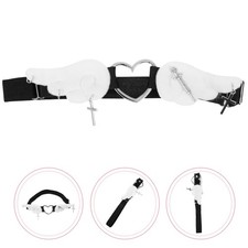 Punk Women Angels Wing Adjustable Leg Costume Accessory