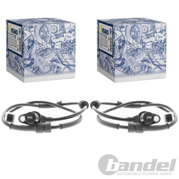 2X Vemo ABS-SENSOR Raddrehzahl Vorne Passend FüR CitroËN Jumpy Fiat Scudo Peugeo-image