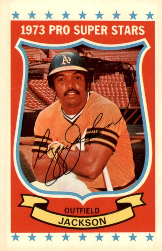 Reggie Jackson #22 1973 Kellogg's card