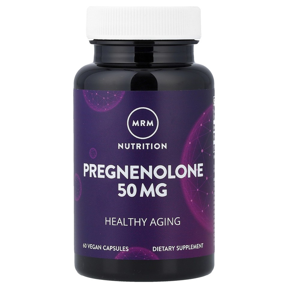 Pregnenolone, 50 mg, 60 Vegan Capsules