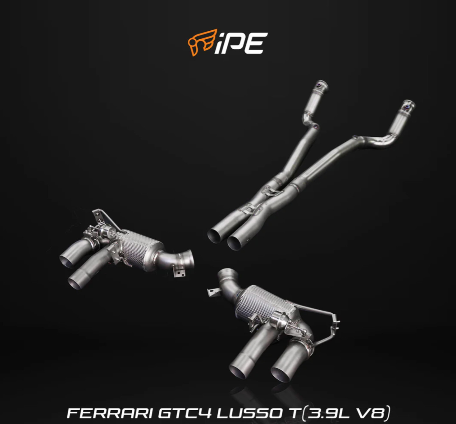 Ferrari GTC4 Lusso T iPE Innotech FULL Exhaust System - Titanium