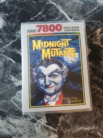 Midnight Mutants Atari 7800 W/ Manual + Custom Clam Shell