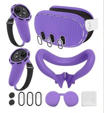 7-in-1 Silicone Cover Set for Meta Quest 3 VR...