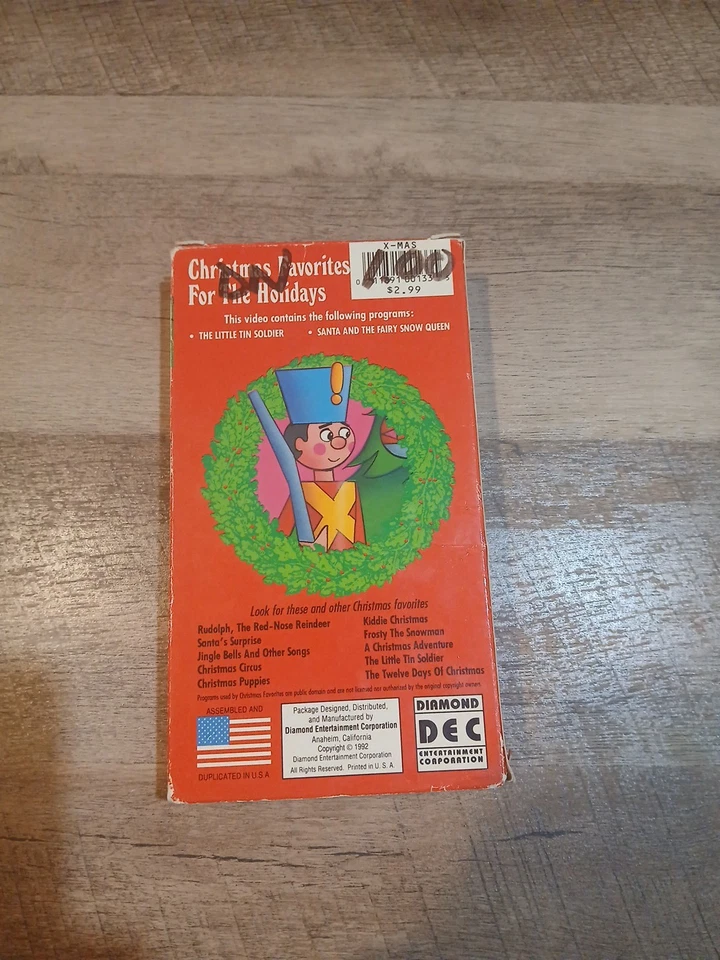 The Little Tin Soldier VHS 1992 Rare Christmas Cartoon Classic On VHS 📼  - Image 3 of 4