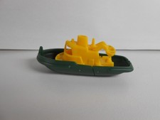 KINDER FERRERO: NAVE GIALLA VERDE CON SCIALUPPA A POPPA K92 N. 172