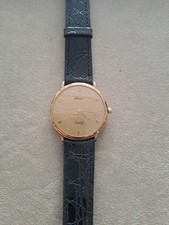 Orologio Fonten al quarzo cassa rotonda  quadrante color oro numeri arabi indici