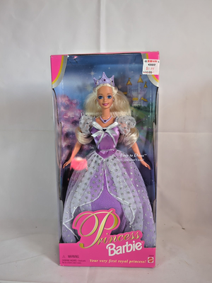 #ad #ad NOS VTG Easy to Dress Royal Princess Barbie Doll Blonde Lavender Dress 1997 E3 $34.00