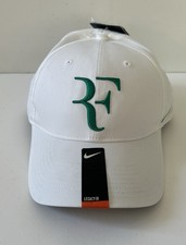 Cappello berretto Roger Federer RF Nike Legacy 91 Dri-Fit 371202-110 bianco con verde nuovo con etichette