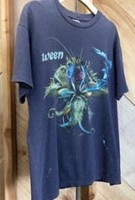 90s Ween The Mollusk Tour Shirt Navy Short Sleeve T shirt Classic style S-5XL