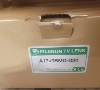 Fujinon A17x9BMD-D24 2/3'' B4 Mount Zoom Lens (9-153mm) - NEW OLD STOCK in Box