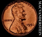 1954 Lincoln Wheat Cent- Choice Gem Brilliant Unc Luster- No Reserve #K300