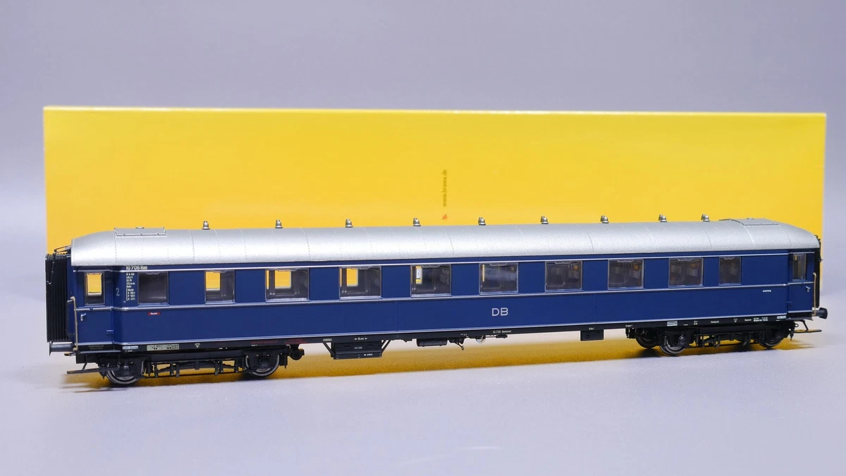 H0 DC Brawa 46411 F-Zug-Wagen B4üe10 706 Han DB OVP #ST_737