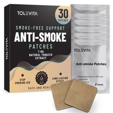 TOLEVITA Anti- Smoke Herbal Patches Beige 7 mg  Quit Smoking to...