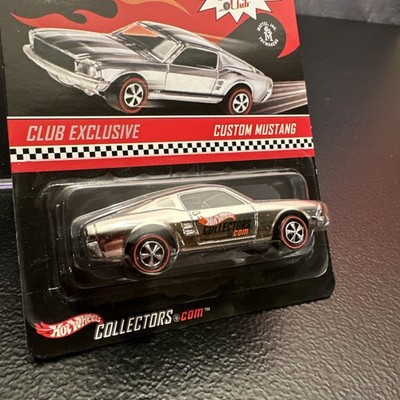 2003 Hot Wheels RLC Exclusive Custom Mustang Chrome /Blue Stripe