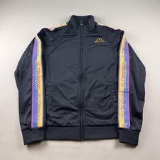 Kappa Jacket Track Mens Small Black 222 Banda...