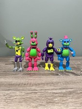 Complete Funko Five Nights at Freddy's: Blacklight 5in Action Figures (4-pack)