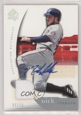 2005 SP Collection Authentic Signature Materials 6/10 Nick Johnson #75 Auto 10pr