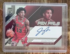 2023-24 Donruss Elite Pen Pals Julian Phillips #PP-JPC Rookie Auto RC Bulls Vols