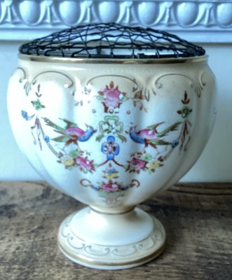 Crown Devon von Fielding & Co Kugelförmiger Blumenfrosch Pflanzgefäß
