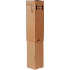 15 Boxes 12x12x46" Inner Lamp Shipping Boxes ECT-32 Brown Packing Cartons