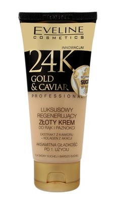 Eveline 24k Gold & Kaviar Goldene Regenerierende Creme für Hände und Nägel 1
