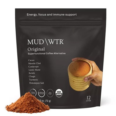 MUD  WTR :rise Cacao MASALA CHAI 6.4 OZ POUCH SEALED FRESH coffee alternative