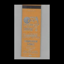 Matchbook Cover Sunnyview Lanes 35891 South Gratiot