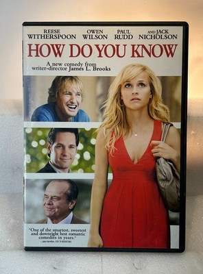 How Do You Know (DVD, 2010, Wide) W/ Case & Insert, Tested