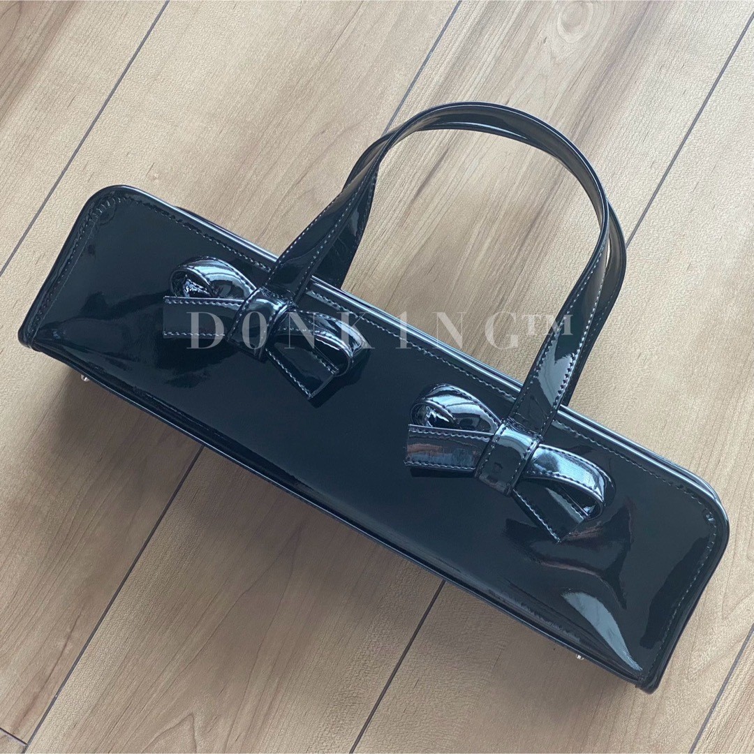 COMME des GARÇONS GIRL缶バック赤 コムデギャルソンガール バックパック/リュック リボンモチーフ