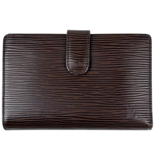 Used Louis Vuitton Epi Portefeuille Viennois Bifold Wallet Epi Brown M6324D