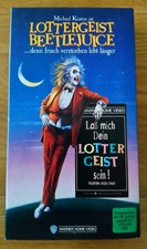 Warner Home Beetlejuice VHS Maxi Trailer Händler Vorführ Kassette Papphülle RAR
