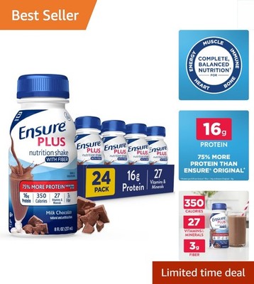 Ready-to-Drink Milk Chocolate Shake 24-Pack   Clinically Proven for Weight Gain