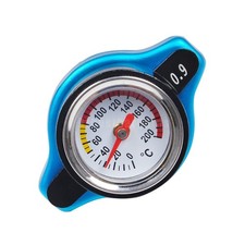 Small Head 0.9Bar Car Radiator Cap With Gauge Temperature Pressure Meter
