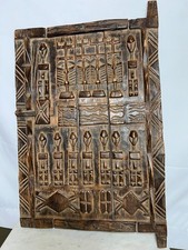 Porta Dogon africana intagliata a mano legno Mali arte africana 23" x 16" arte africana