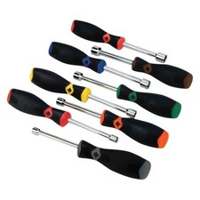 Professional 8-piece 5 to 12 Nut Drivers Set,...