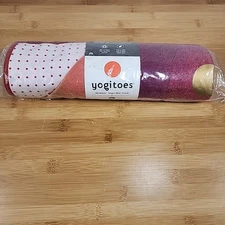 Manduka Yogitoes Skidless Yoga Mat Towel | Ruby Noble 2.0 | 24” x 71” | New
