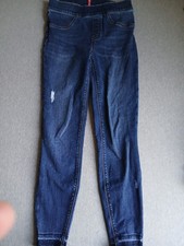 Spanx Jeans Small Pull On Skinny Ankle Slimming Tummy Control Comfort Stretch