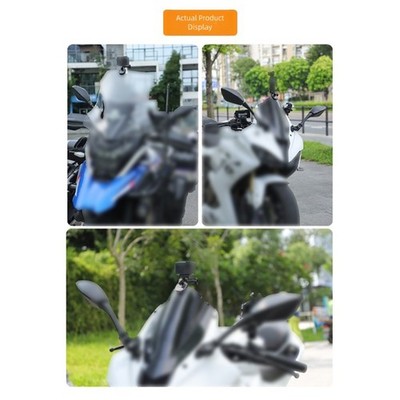 For  Motorcycle Windshield Mount ABS Camera Stand
