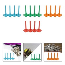 Bobbin Holder Bobbin Organizer 4 Storage Compact Wire Spool Stand for Serger