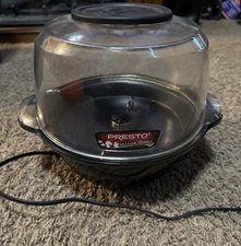 Presto 05200 Stirring Corn Popper Popcorn Maker 6 QT Dome Bowl Tested