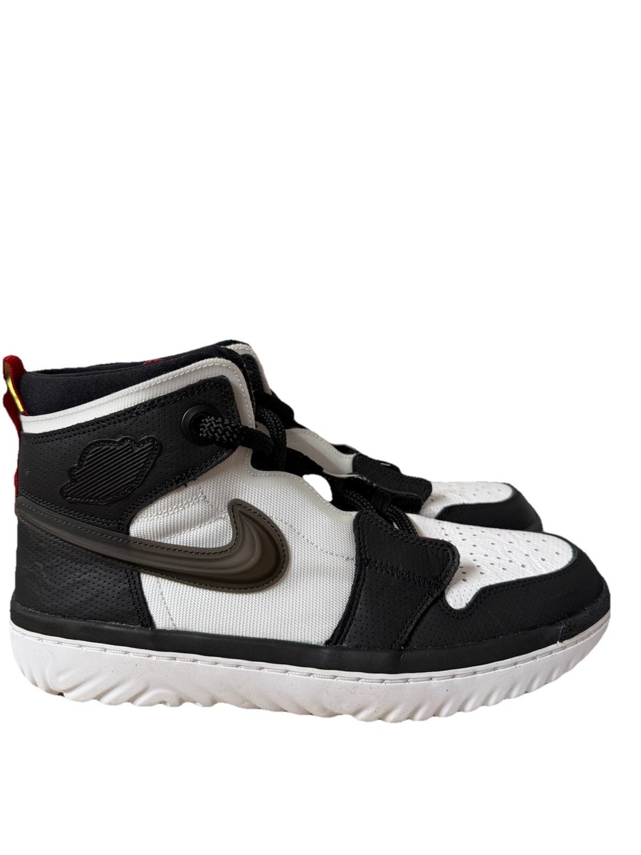 Size Air Jordan React High Black White for sale online