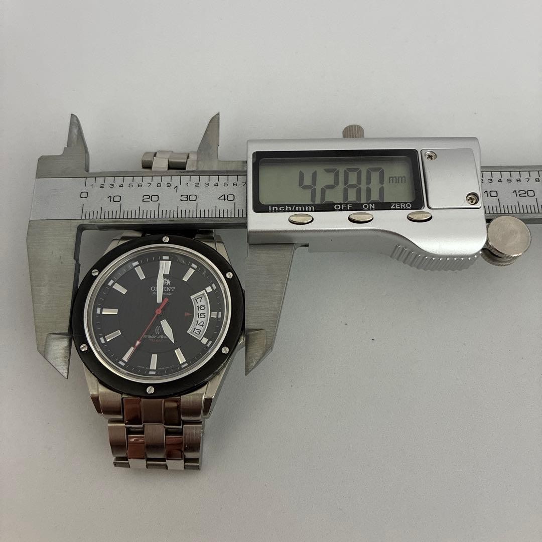 ORIENT ER28-E1-B Automatic See-Through Back Analo… - image 8