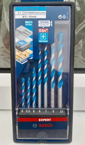Bosch 7 Piece CYL-9 Expert Multi-Constriction TCT Drill Bits