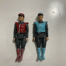 CAPTAIN SCARLETT 3.75" FIGURES 1993, CAPTAIN SCARLETT & CAPTAIN BLUE, See Pics.